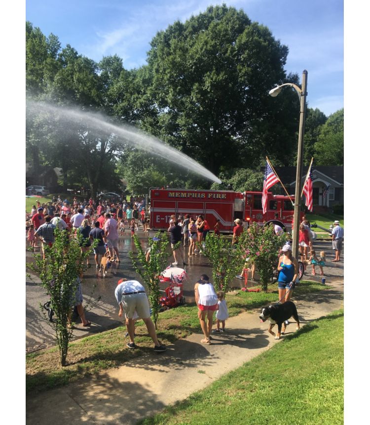 High Point Terrace on July 4