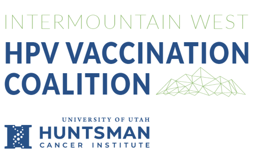Logo for Internountain West HPV Coalition at Huntsman Cancer Center