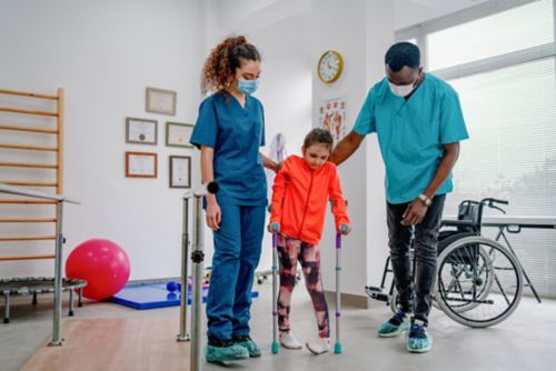To use crutches effectively, you need to learn a new way to walk. 