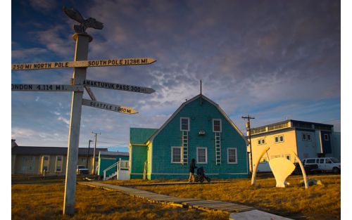 image of town in alaska