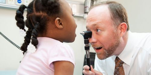 Photo of Jeremie Estepp, MD with patient