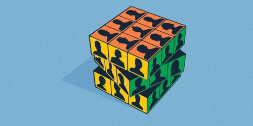 Illustration of puzzle cube