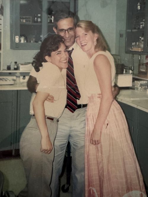  (Right) Nichols and her early mentor, (center) Brice Weinberg, MD, Duke University School of Medicine.