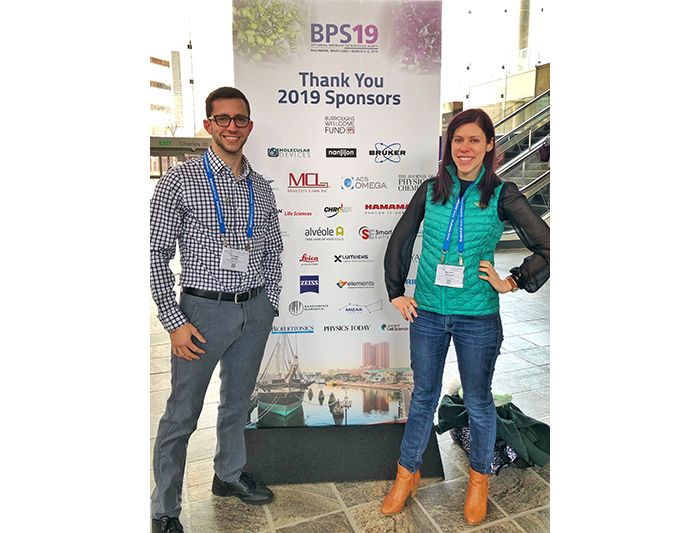 Two Kriwacki lab members at BPS symposium