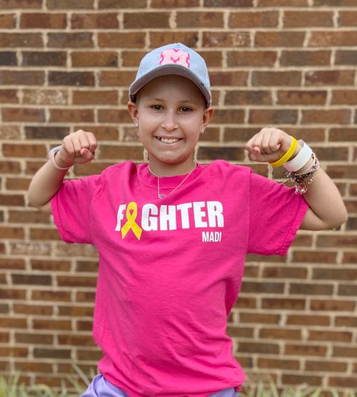 Madi in Fighter T shirt