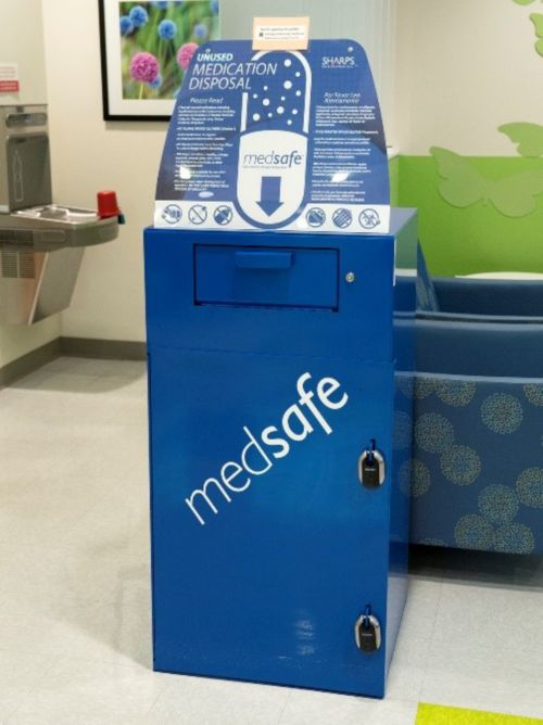 Medsafe medicine disposal box