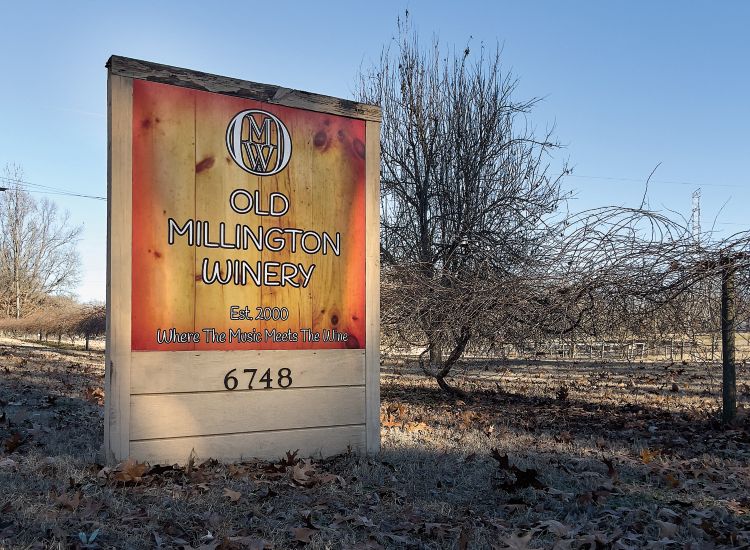 Image of sign for winery