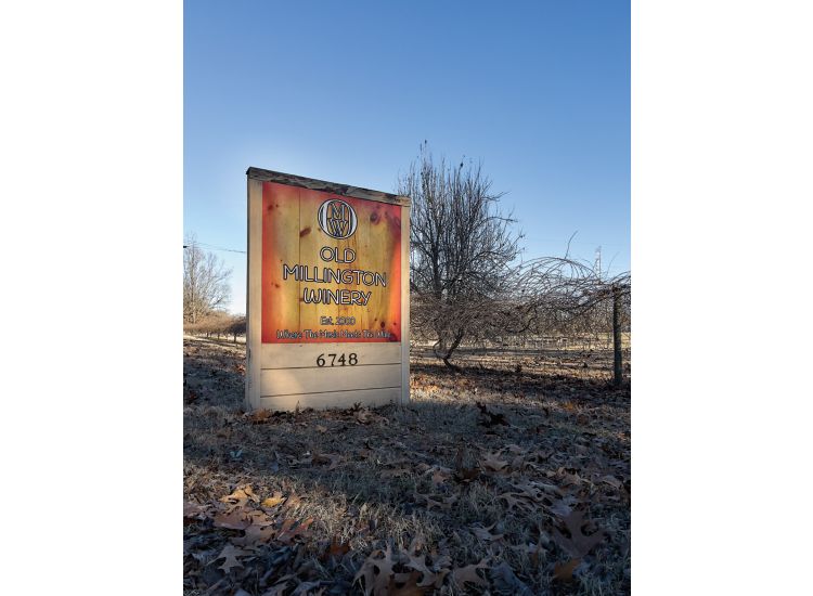 Image of sign for winery