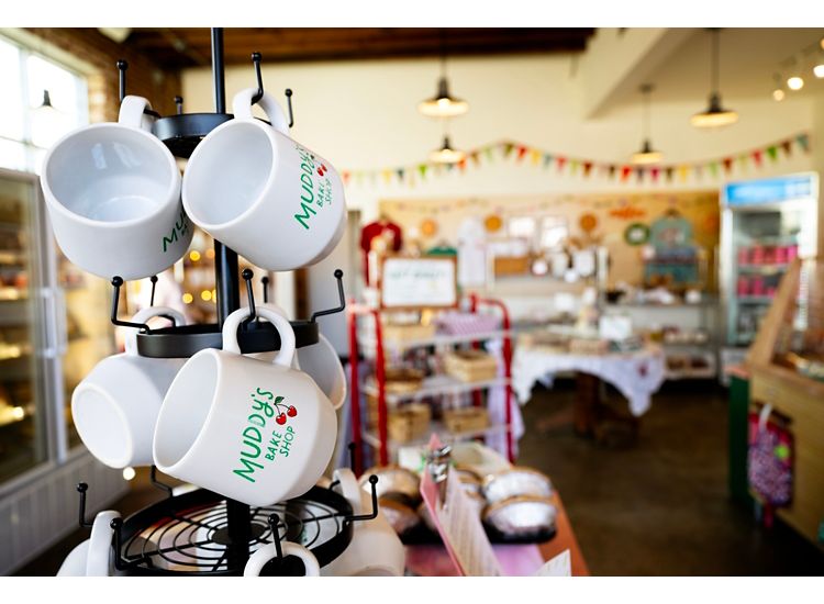 photo of the interior of Muddy's bakeshop