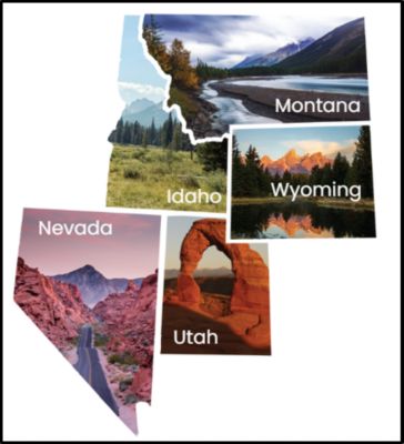graphic depicting mountain west states