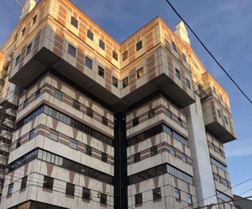 Exterior photo of National Medical Research Center for Neurosurgery building in Russia