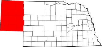 map of nebraska showing panhandle region