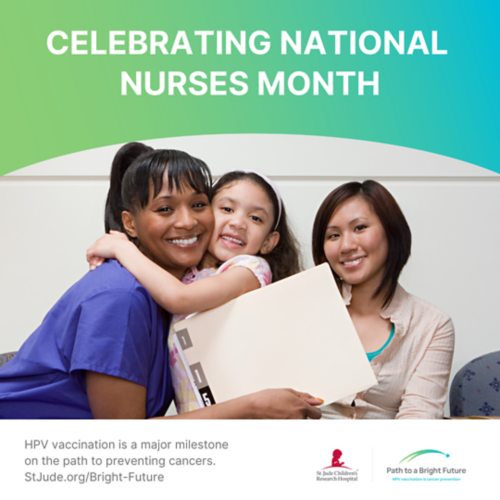 National Nurses Month image for social media