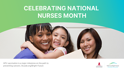 social media image for National Nurses Month