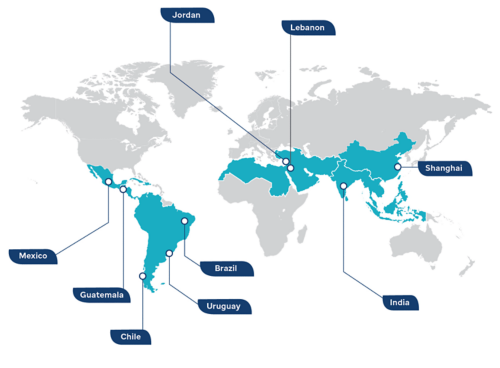 Map of Partner Institutions