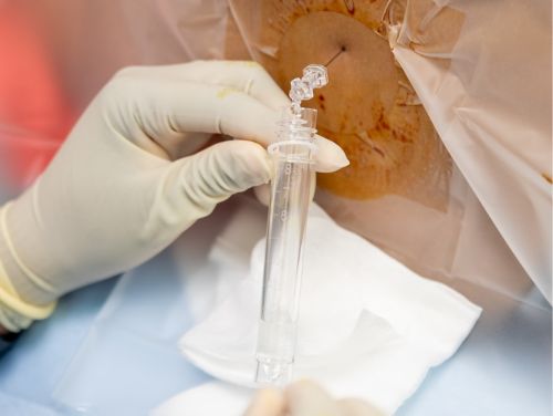 Testing cerebrospinal fluid can show if the patient has a disease or infection.