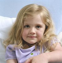 Portrait of child patient
