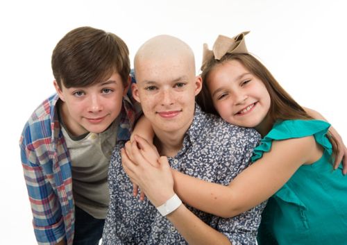 Siblings supporting each other