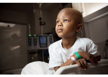 Young male patient in hospital room