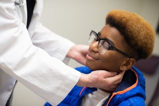 The doctor will complete a physical exam and ask about the patient’s medical history. During this exam, the doctor reviews general signs of health.