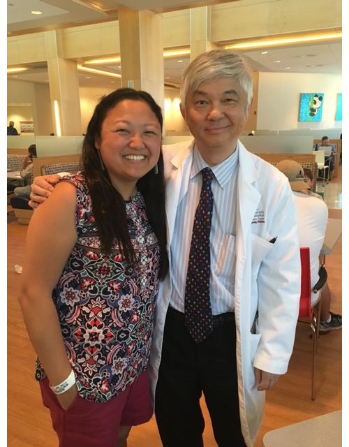 Sarah and Dr. Pui