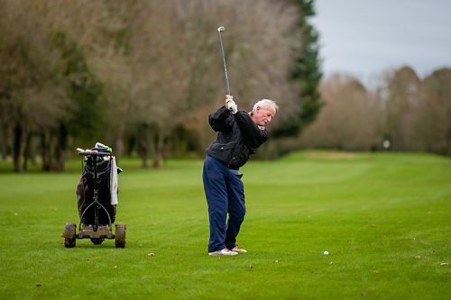 Image of man playing golf