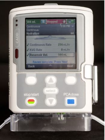 Programming a CADD Solis pump step 21: press "Accept Value"