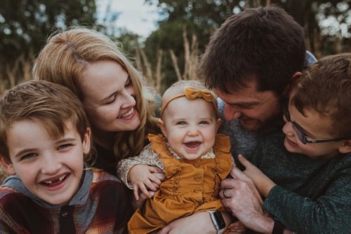 Shondra Miller and family