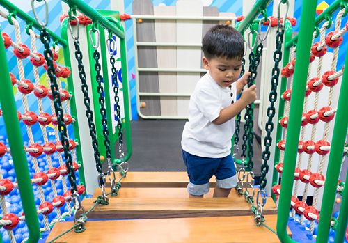 Gross motor skills are movements involving large muscle groups of the arms, legs, and trunk.