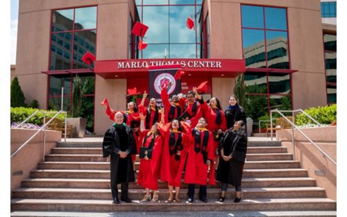 International graduate students celebrate completion of masters degrees at St. Jude