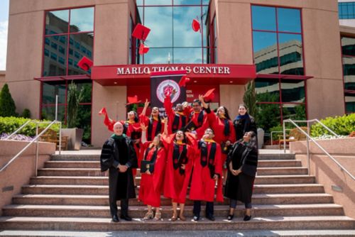 International graduate students celebrate completion of masters degrees at St. Jude