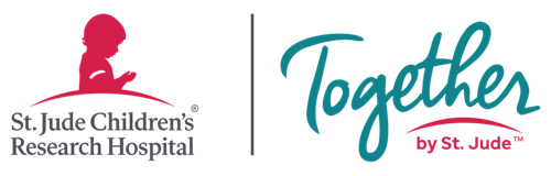 St. Jude Children's Research Hospital and Together logo collaboration