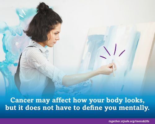Cancer may affect how your body looks, but it does not have to define you mentally.