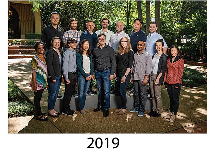 2019 photo of Zakharenko lab members