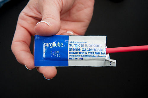 Paquete de lubricante soluble en agua