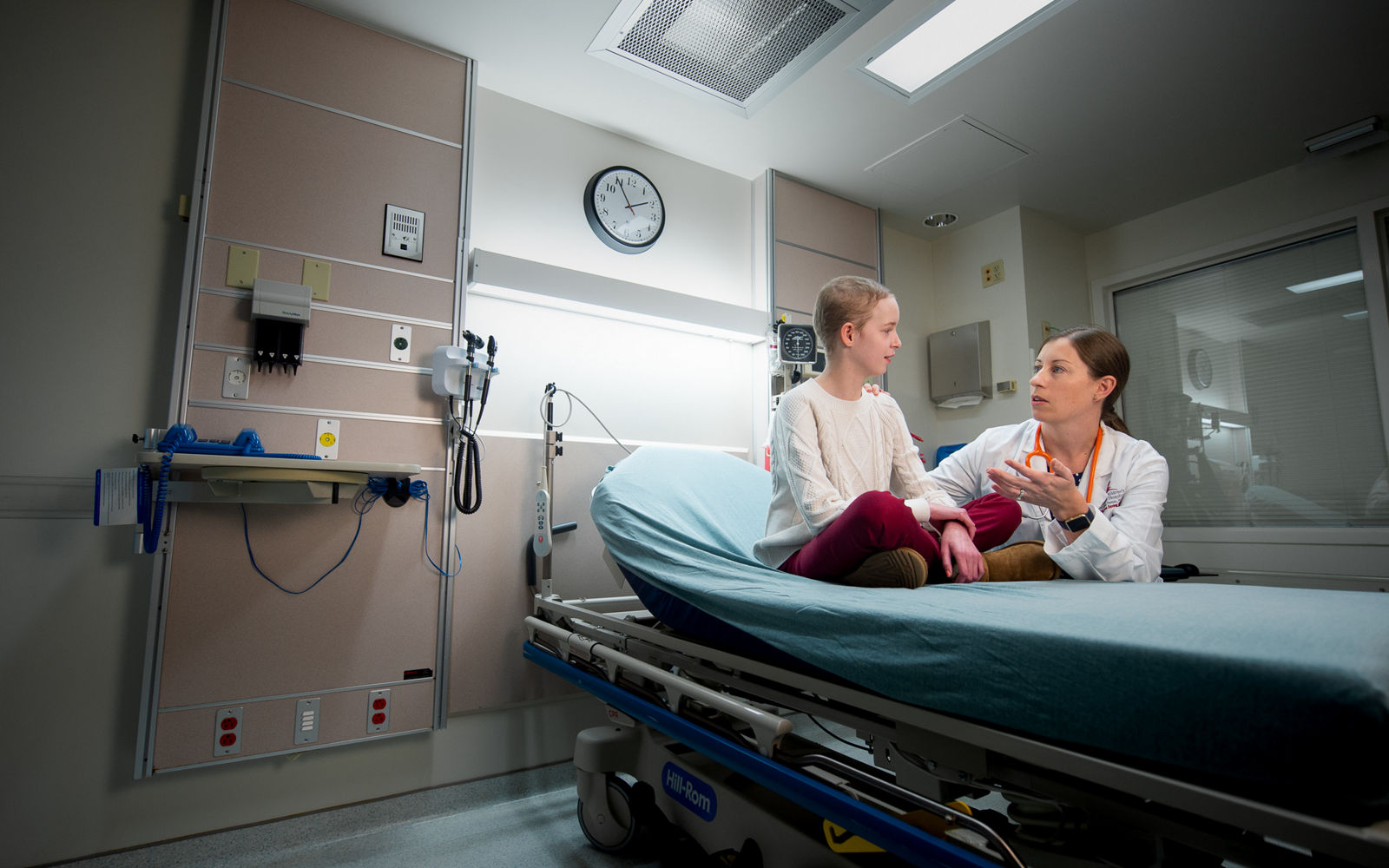 Aimee Talleur and patient