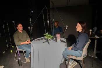 recording podcast