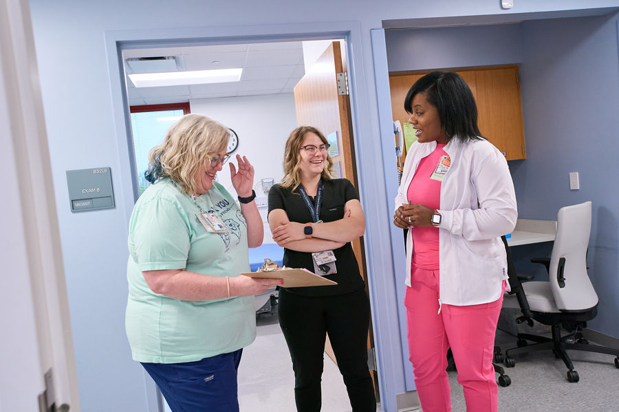 nurses at St. Jude