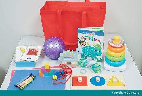 Artículos incluidos en una bolsa de Therapy to Go