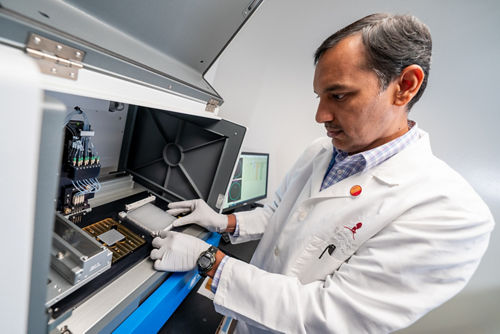Man working in lab
