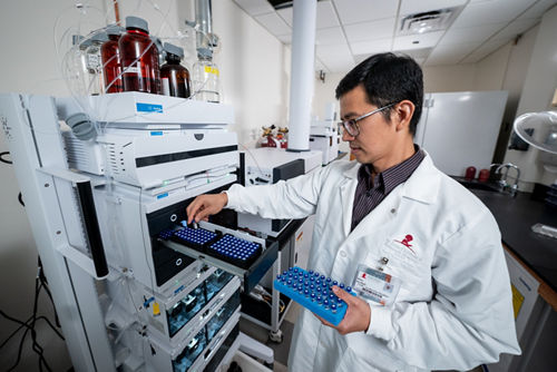 Man working in lab