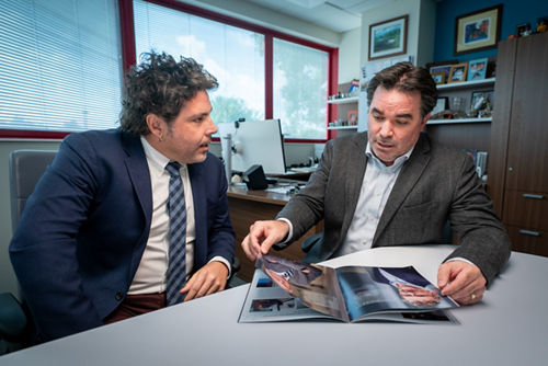 Salvador Almagro-Moreno and Victor Torres
