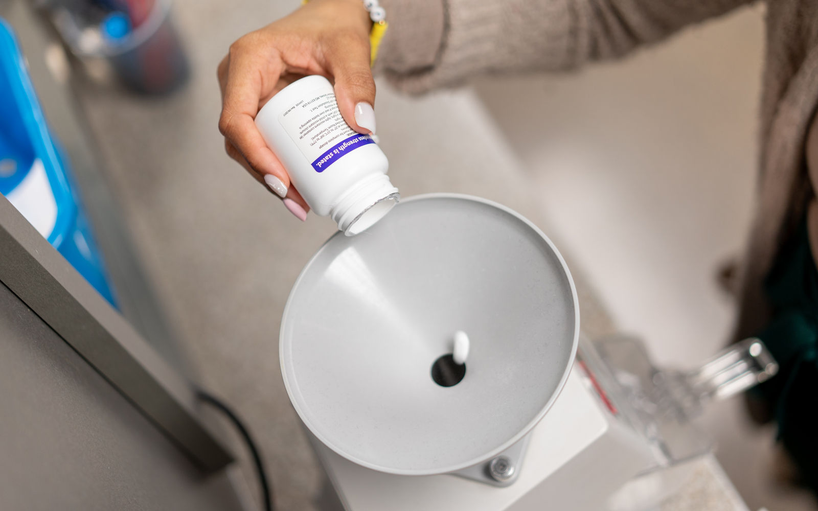 An image from the Pharmacy Stock Photos - Outpatient and Specialty Pharmacy. 

- Pharmacy Stock Photos - Outpatient and Specialty Pharmacy at PCC, Patient Care Center.

- Camera Settings: ILCE-9M2, 55mm, ISO 400, 1/125, f/1.8, Tue, 02-18-2025 at 11:54. v.04.2024 OP