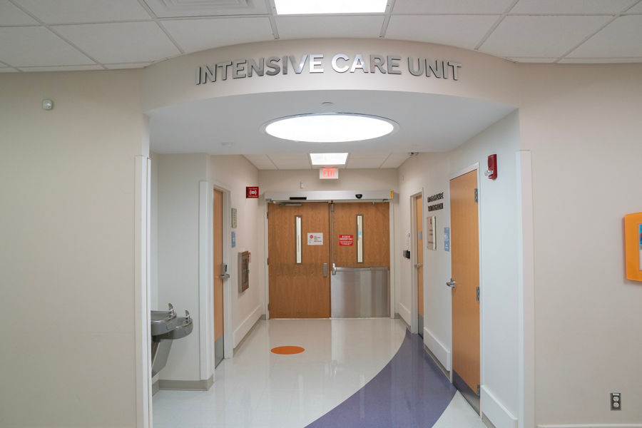 Intensive Care Unit entrance
