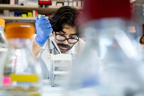Man working in lab