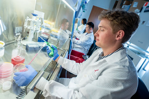 Man working in lab
