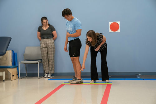 feet with sensors