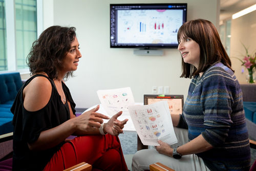 Mondira Kundu and Kelly McCastlain