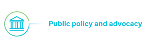 icon for "Public policy and advocacy"