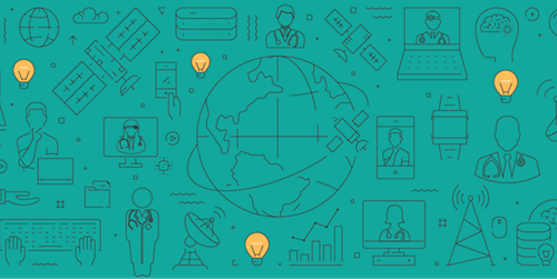 graphic illustration of telemedicine